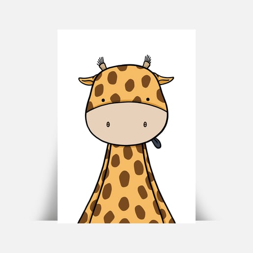 giraffe picture for child's room
