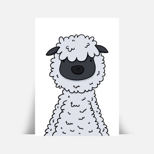 sheep picture for child's room